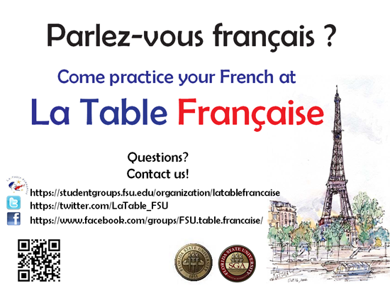 Practice your French at La Table - Image